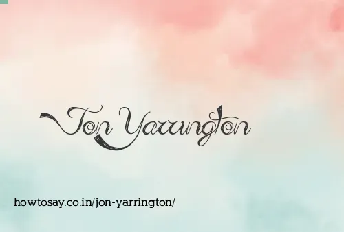 Jon Yarrington