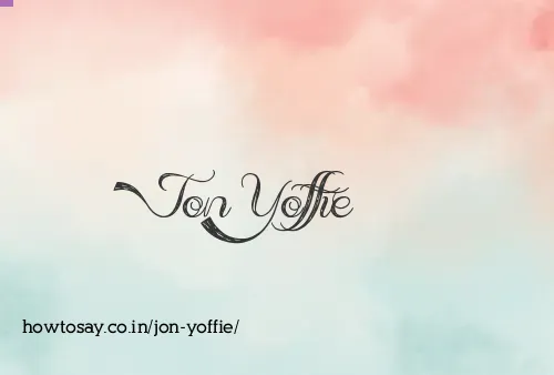 Jon Yoffie