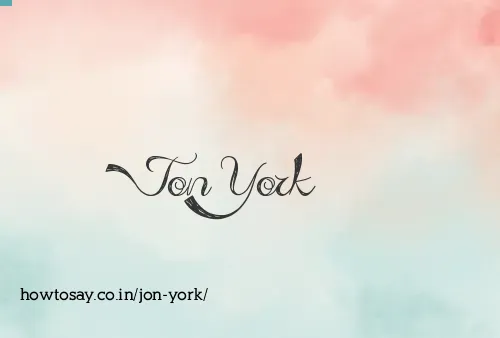 Jon York