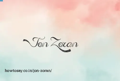 Jon Zoran