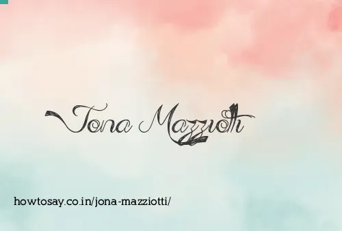 Jona Mazziotti