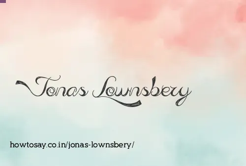 Jonas Lownsbery