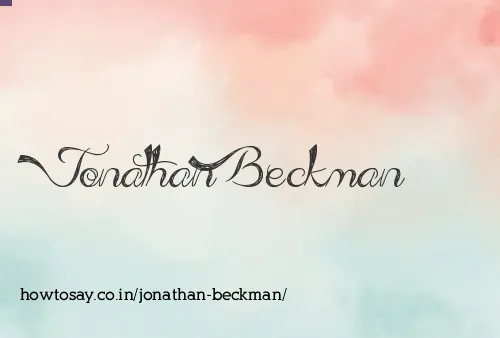Jonathan Beckman