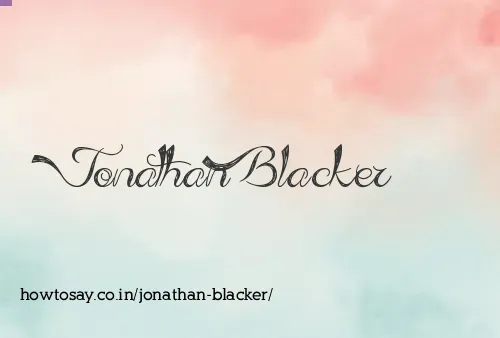 Jonathan Blacker