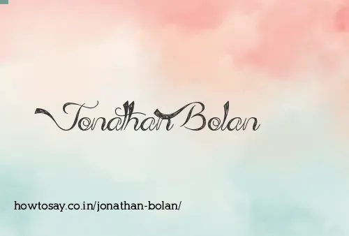 Jonathan Bolan