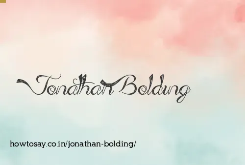 Jonathan Bolding
