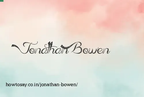 Jonathan Bowen