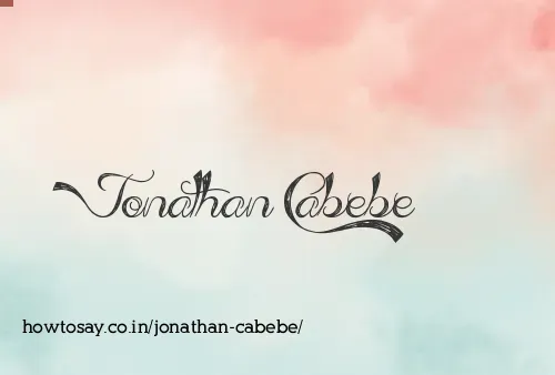Jonathan Cabebe