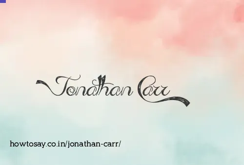Jonathan Carr