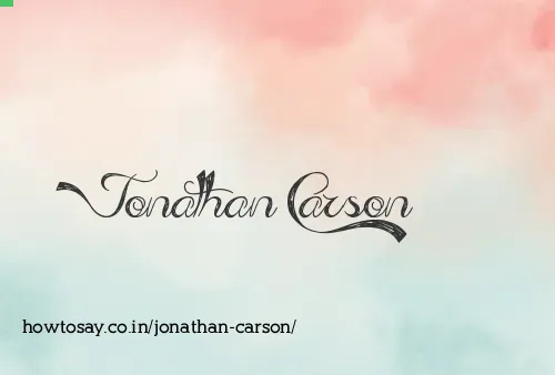 Jonathan Carson