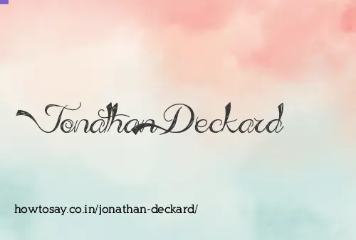 Jonathan Deckard