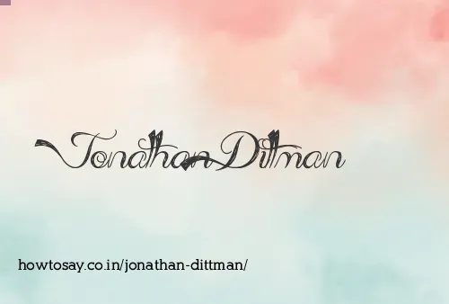 Jonathan Dittman
