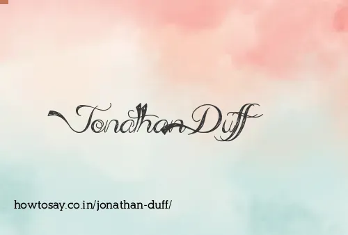 Jonathan Duff