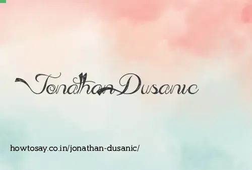 Jonathan Dusanic