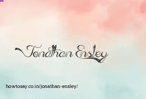 Jonathan Ensley