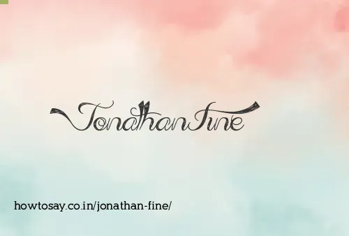 Jonathan Fine