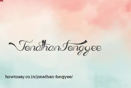Jonathan Fongyee