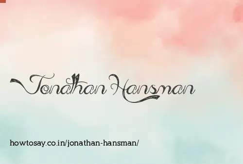 Jonathan Hansman
