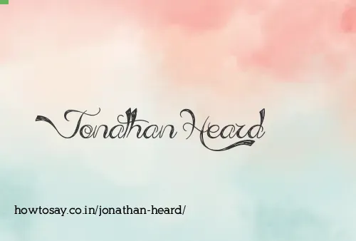 Jonathan Heard