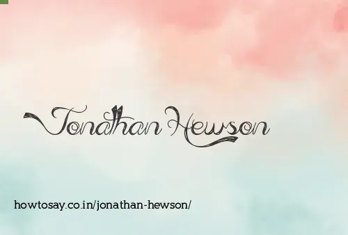 Jonathan Hewson