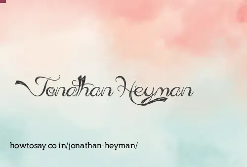 Jonathan Heyman