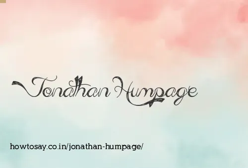 Jonathan Humpage