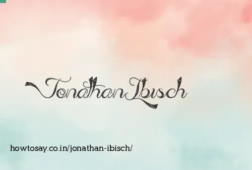 Jonathan Ibisch
