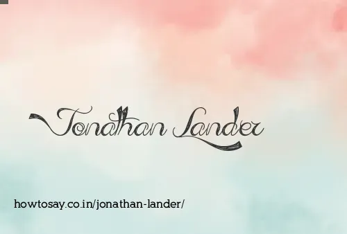 Jonathan Lander