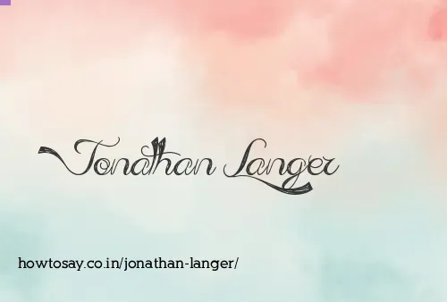 Jonathan Langer