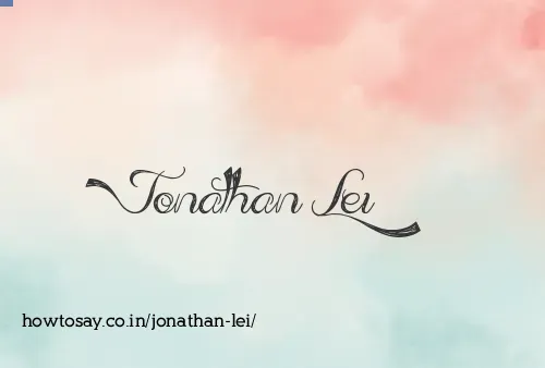 Jonathan Lei