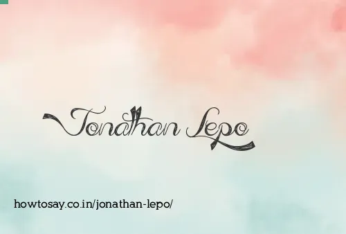 Jonathan Lepo