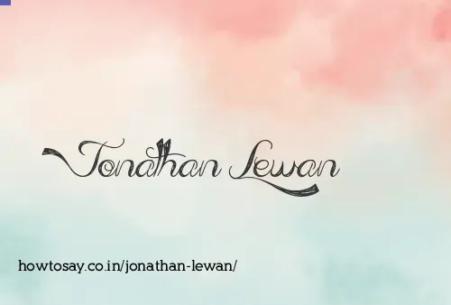 Jonathan Lewan