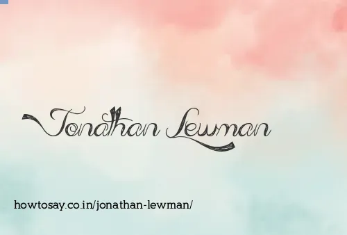 Jonathan Lewman