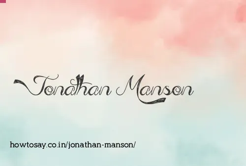 Jonathan Manson