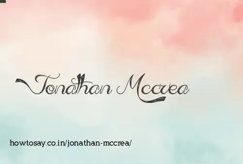 Jonathan Mccrea