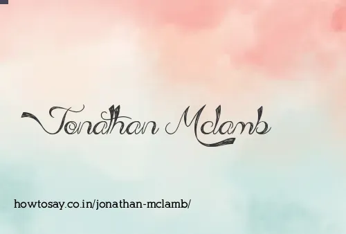 Jonathan Mclamb