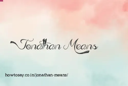 Jonathan Means
