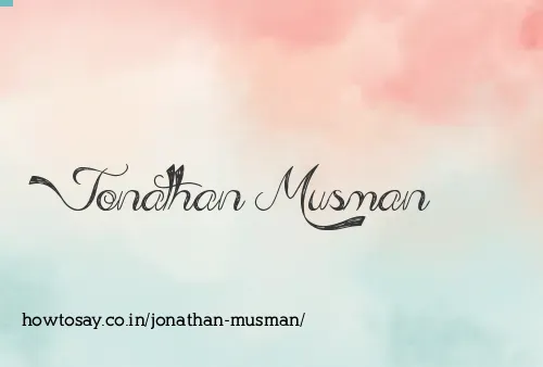 Jonathan Musman