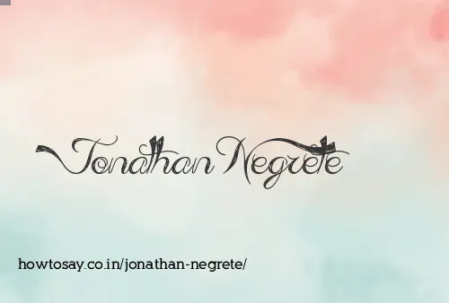 Jonathan Negrete