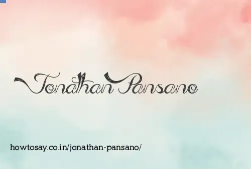 Jonathan Pansano