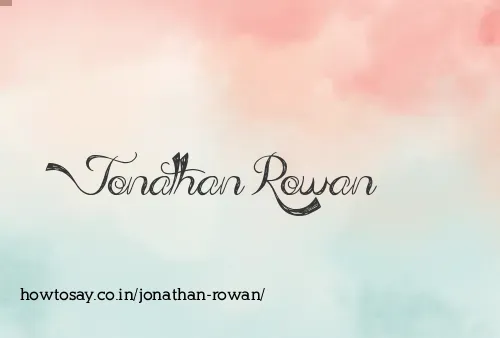 Jonathan Rowan