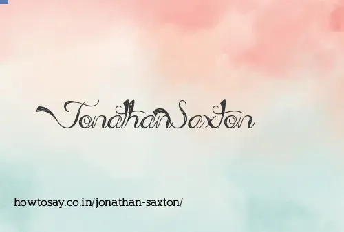 Jonathan Saxton