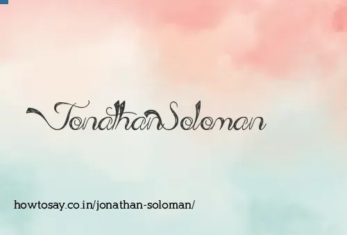 Jonathan Soloman