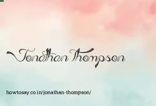 Jonathan Thompson