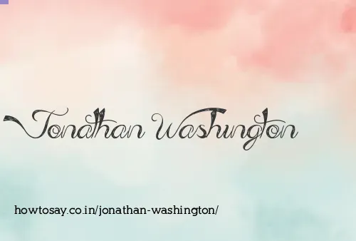 Jonathan Washington