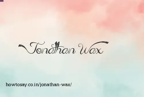 Jonathan Wax