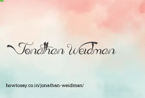 Jonathan Weidman