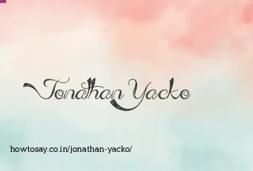 Jonathan Yacko