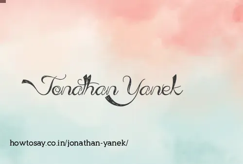 Jonathan Yanek