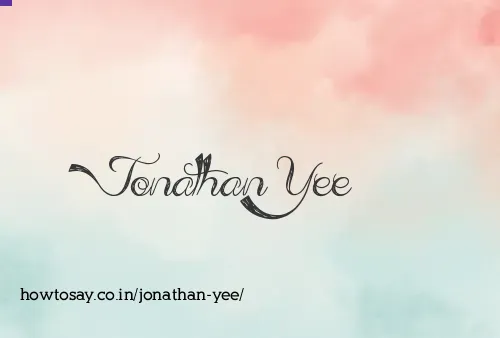 Jonathan Yee